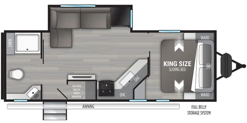 Cruiser RV MPG MPG 2300RB floor plan