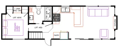 Elevation Park Model Company 5 Series 5-103 floor plan