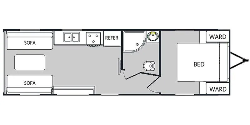 Genesis Supreme Wanderer 26FSWL floor plan