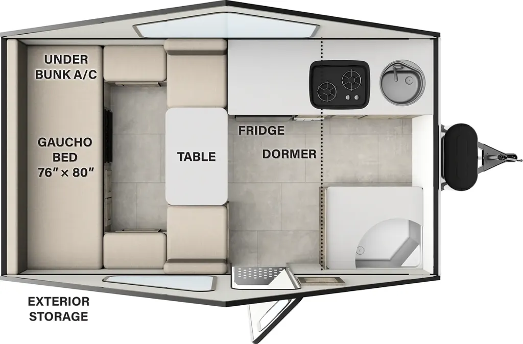 2026 Forest River Rockwood A123RG floor plan