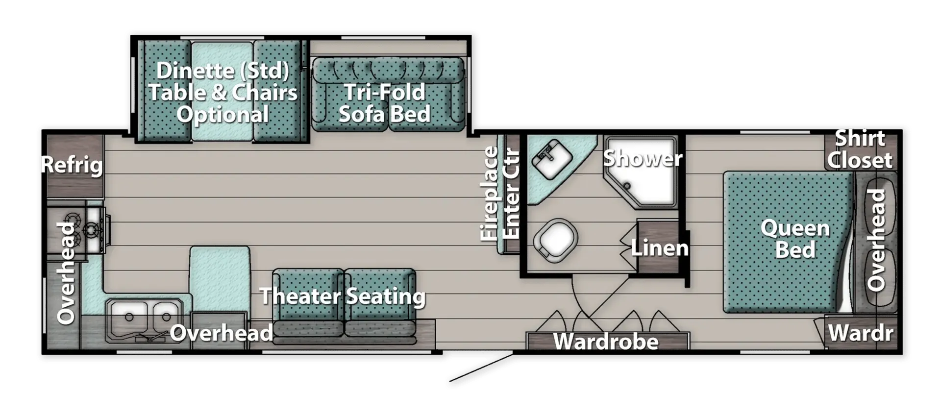 Gulf Stream Yellowstone Ranch Edition 29RKS floor plan