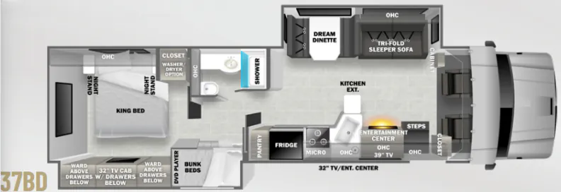 Dynamax Corp DX3 37BD floor plan