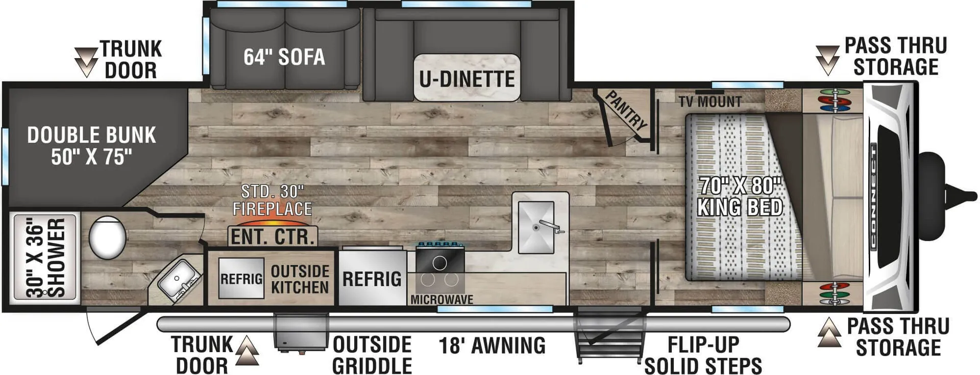 K-Z Connect C291BHK floor plan