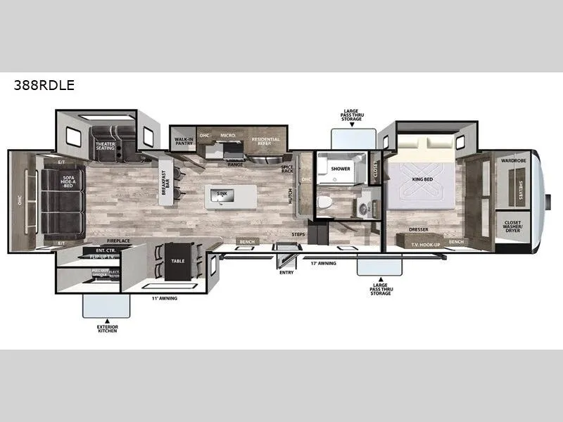 2020 Forest River RV Cardinal Limited 388RDLE - Photo 2