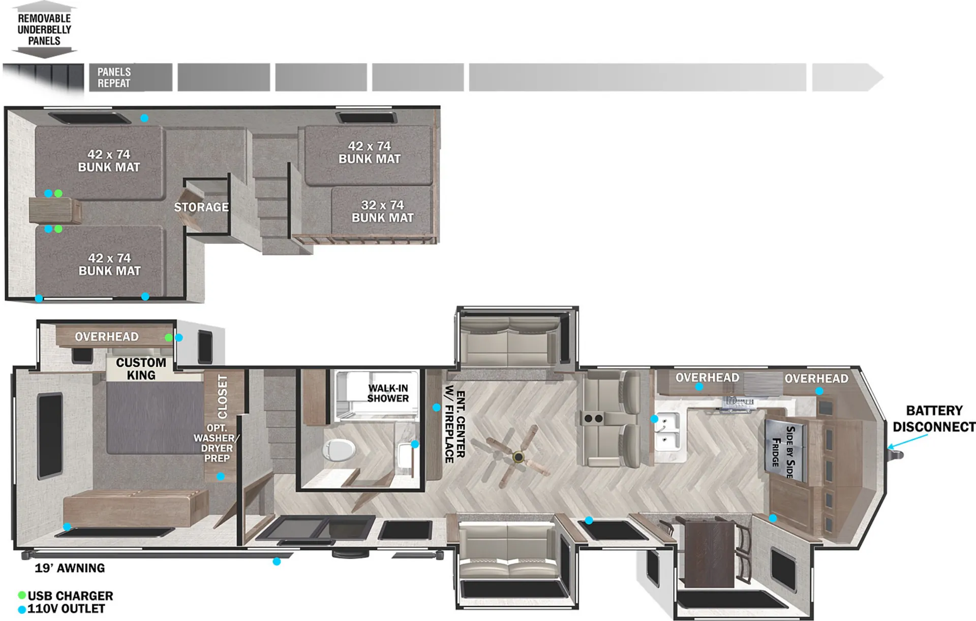 2022 Forest River Wildwood Grand Lodge 42FK - Photo 3