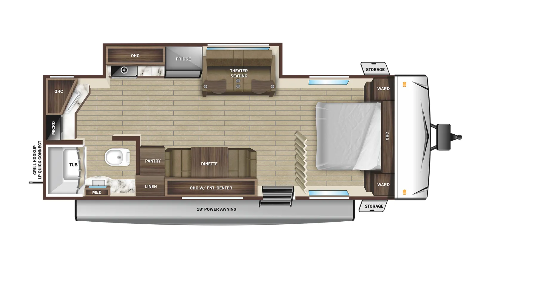 Starcraft Autumn Ridge 22MLS floor plan