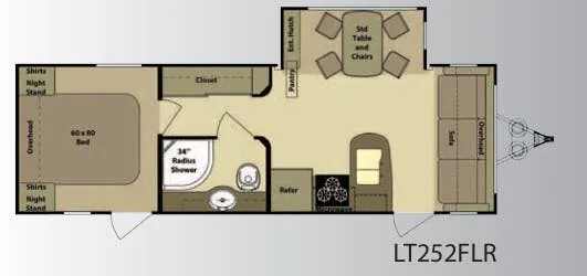 Highland Ridge Open Range Light LT252FLR floor plan