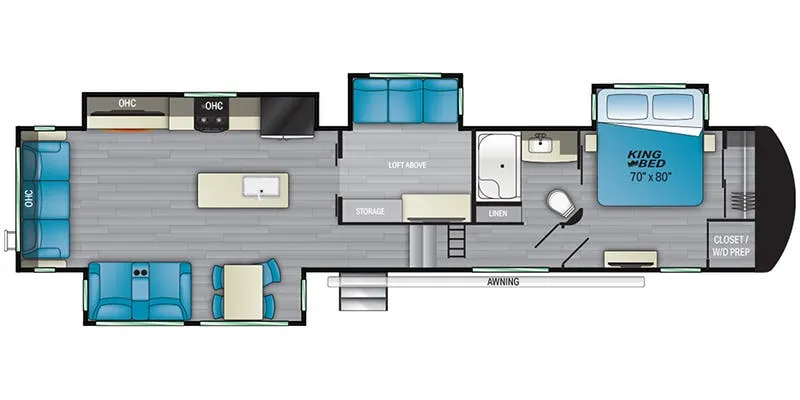 Heartland Big Country BC 3851 MO floor plan