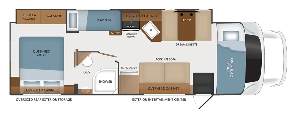 2026 Fleetwood Altitude 31W - Floor plan