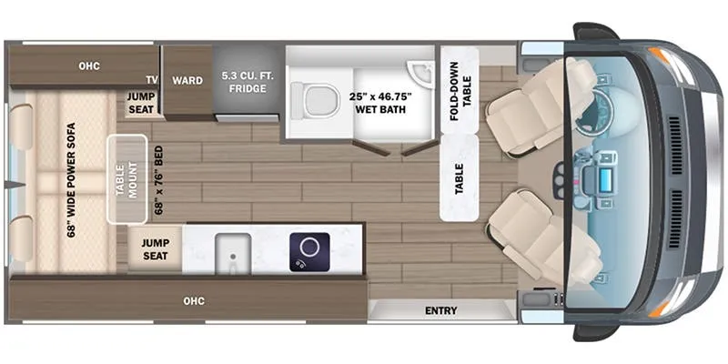 2024 Entegra Coach Expanse 21B - Floor plan