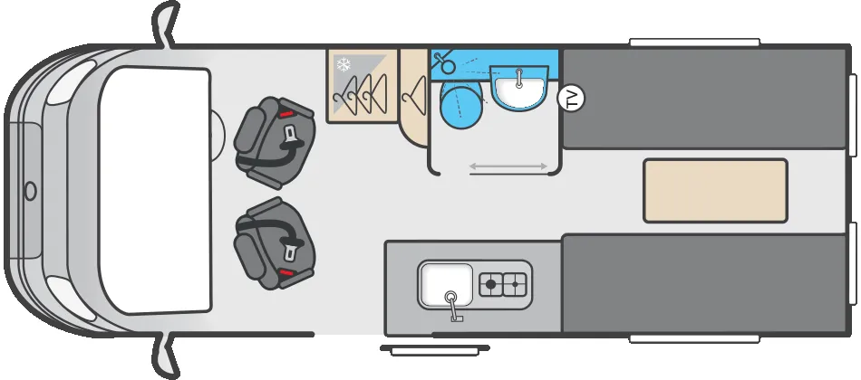 Swift Carrera 122 floor plan