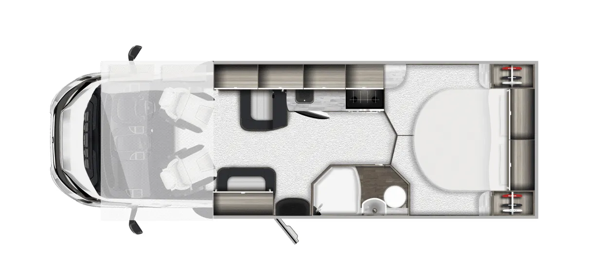 Auto-Trail Expedition Coachbuilt C71 floor plan