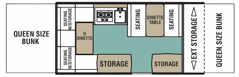 Forest River Viking LS 2308LS floor plan