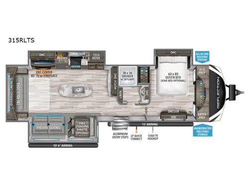 2020 Grand Design Reflection 315RLTS