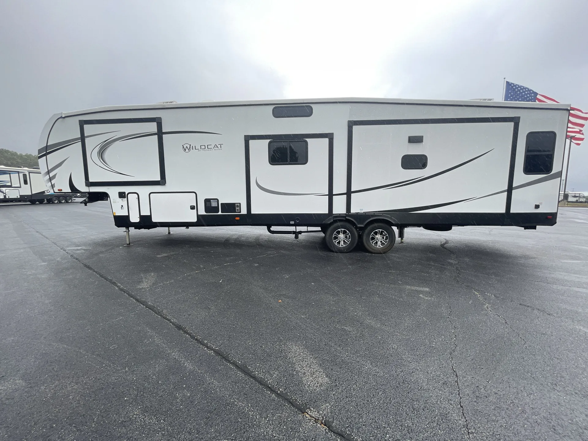 2023 Forest River Wildcat 369MBL — off campside