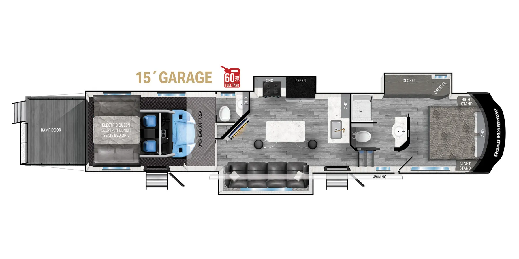 Heartland Road Warrior 3965 floor plan