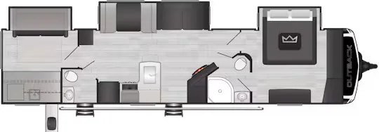 Keystone Outback 370BH floor plan