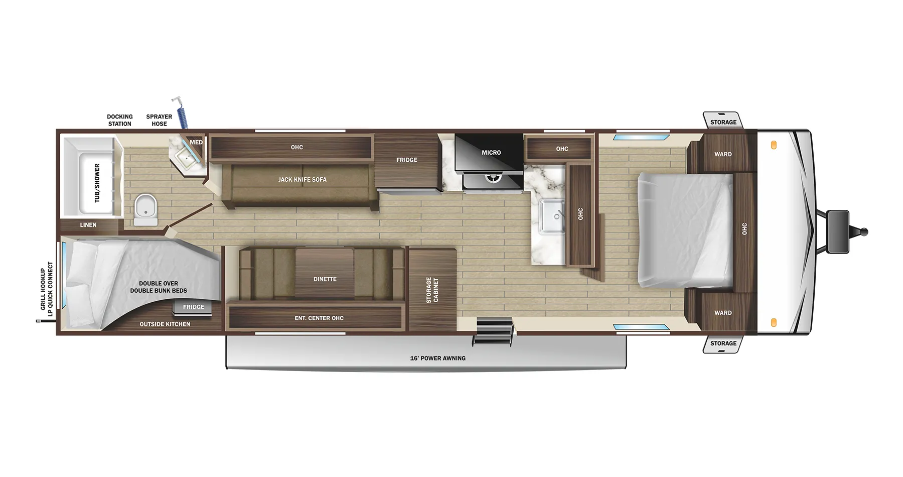 Starcraft Autumn Ridge 27BH floor plan