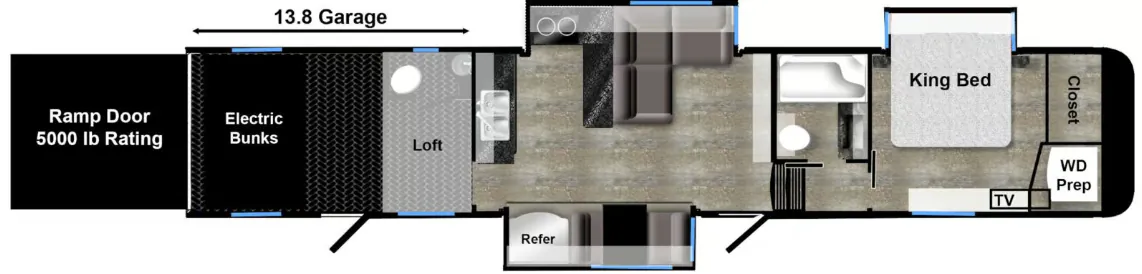 Luxe Luxe 44FB floor plan