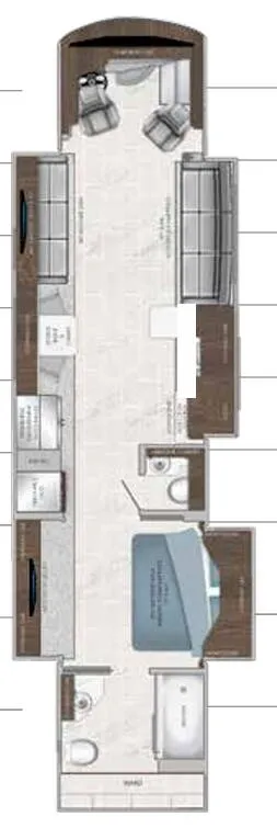 American Coach American Dream 45A floor plan