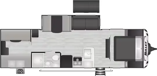 Keystone Bullet Premium 287QBSWE floor plan