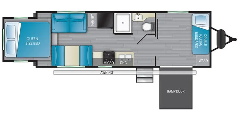 Heartland Sundance Ultra-Lite SDTT 243 SR floor plan