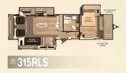 Cruiser RV Enterra 315RLS floor plan