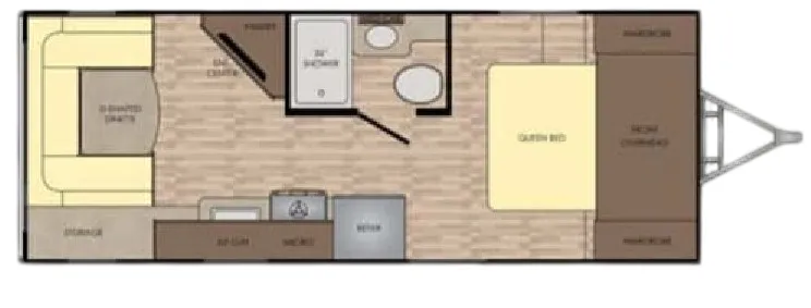 CrossRoads Sunset Trail Super Lite 200RD floor plan