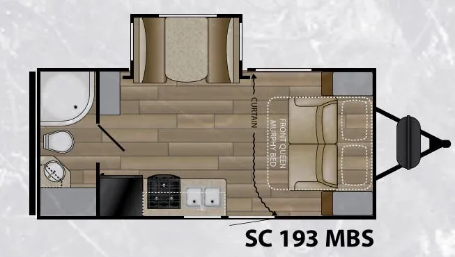 Cruiser RV Shadow Cruiser 193MBS floor plan