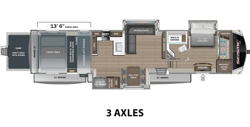 2026 Jayco Seismic 399 floor plan