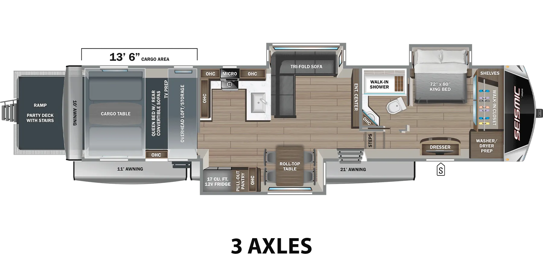2026 Jayco Seismic 399 - Floor plan