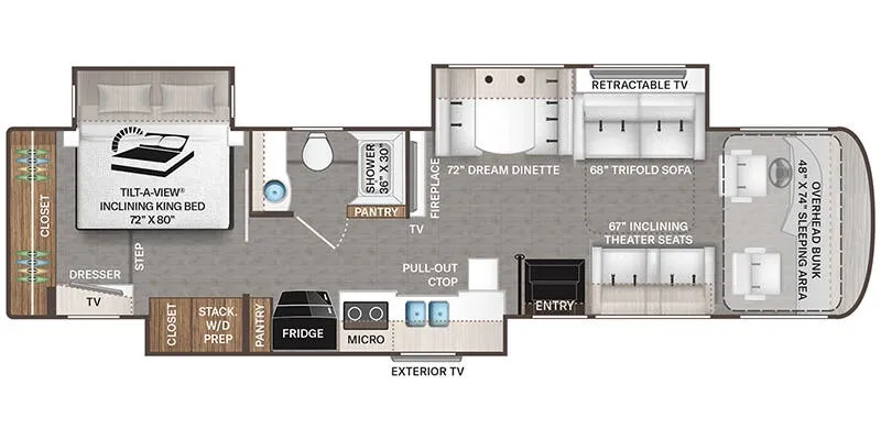 Thor Motor Coach Palazzo GT 37.4 floor plan