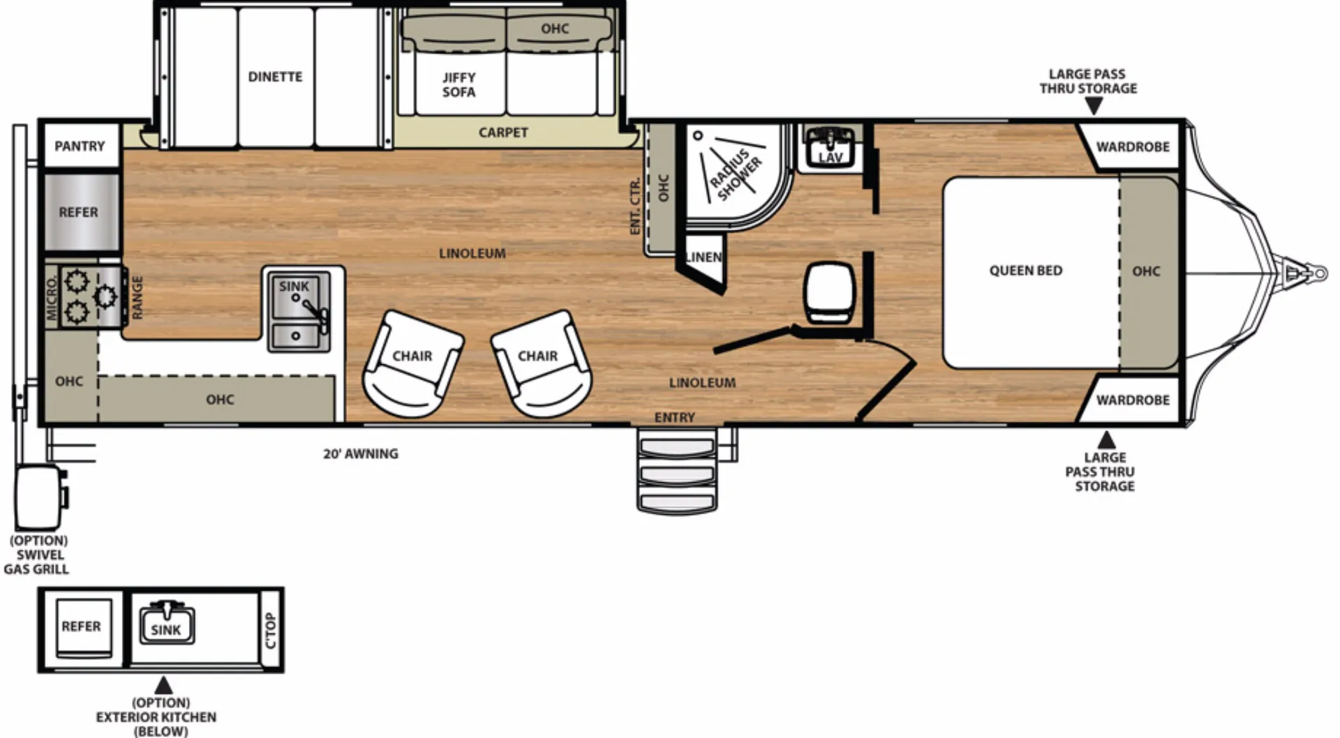 2016 Forest River Vibe 268RKS