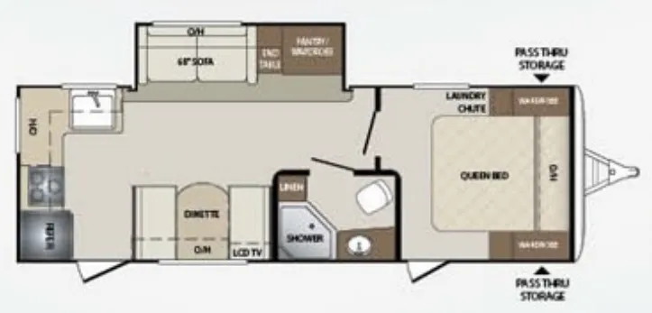 Keystone Bullet 248RKSWE floor plan