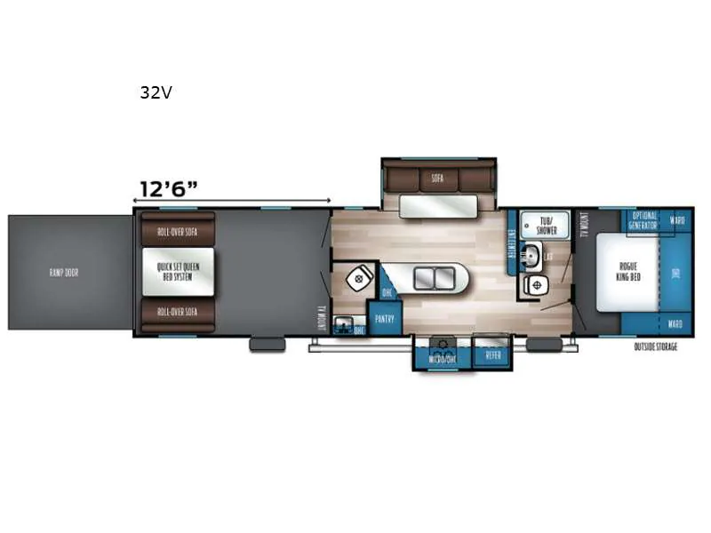 2022 Forest River Vengeance Rogue 32V - Photo 3