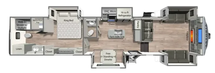 2025 Dutchmen Astoria 3803FLP - Floor plan