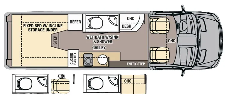 Coachmen Galleria 24A floor plan