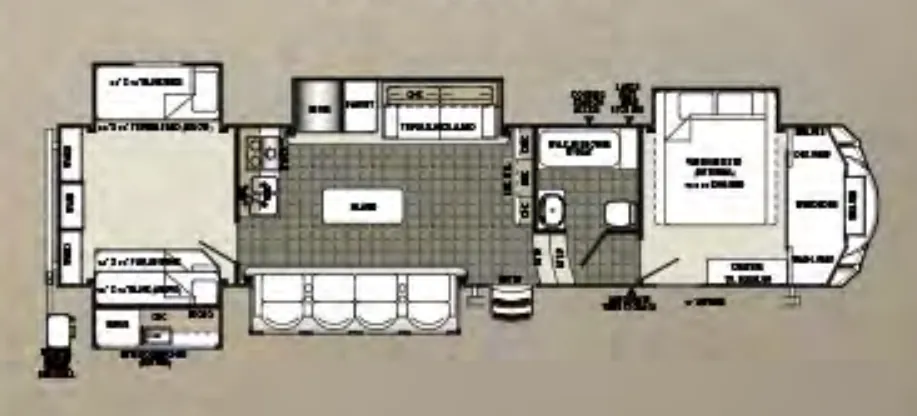 Forest River Sierra 380BH5 floor plan