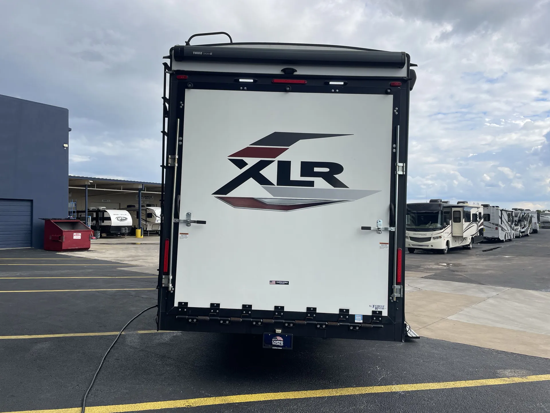 2023 Forest River XLR Nitro 351 — backside