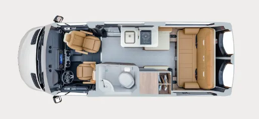 Airstream Interstate 19GTX floor plan