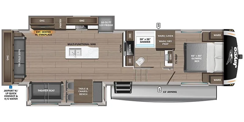 2025 Jayco Eagle HT 29RLC - Floor plan