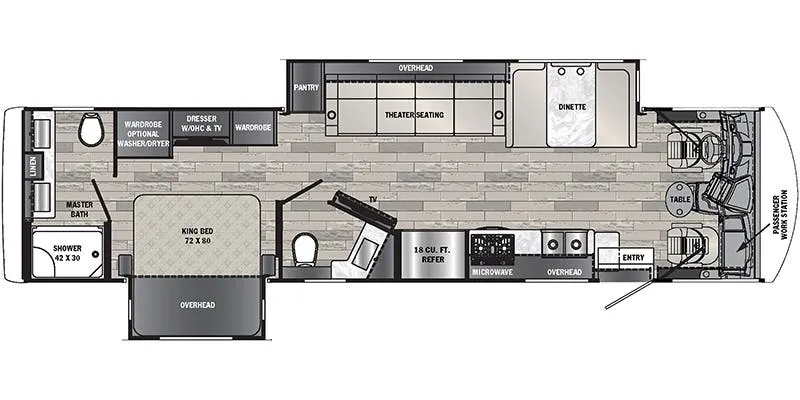 Forest River Georgetown 7 Series GT7 36D7 floor plan