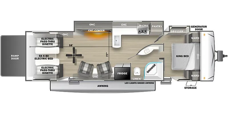 Forest River Stealth 3030SLT floor plan