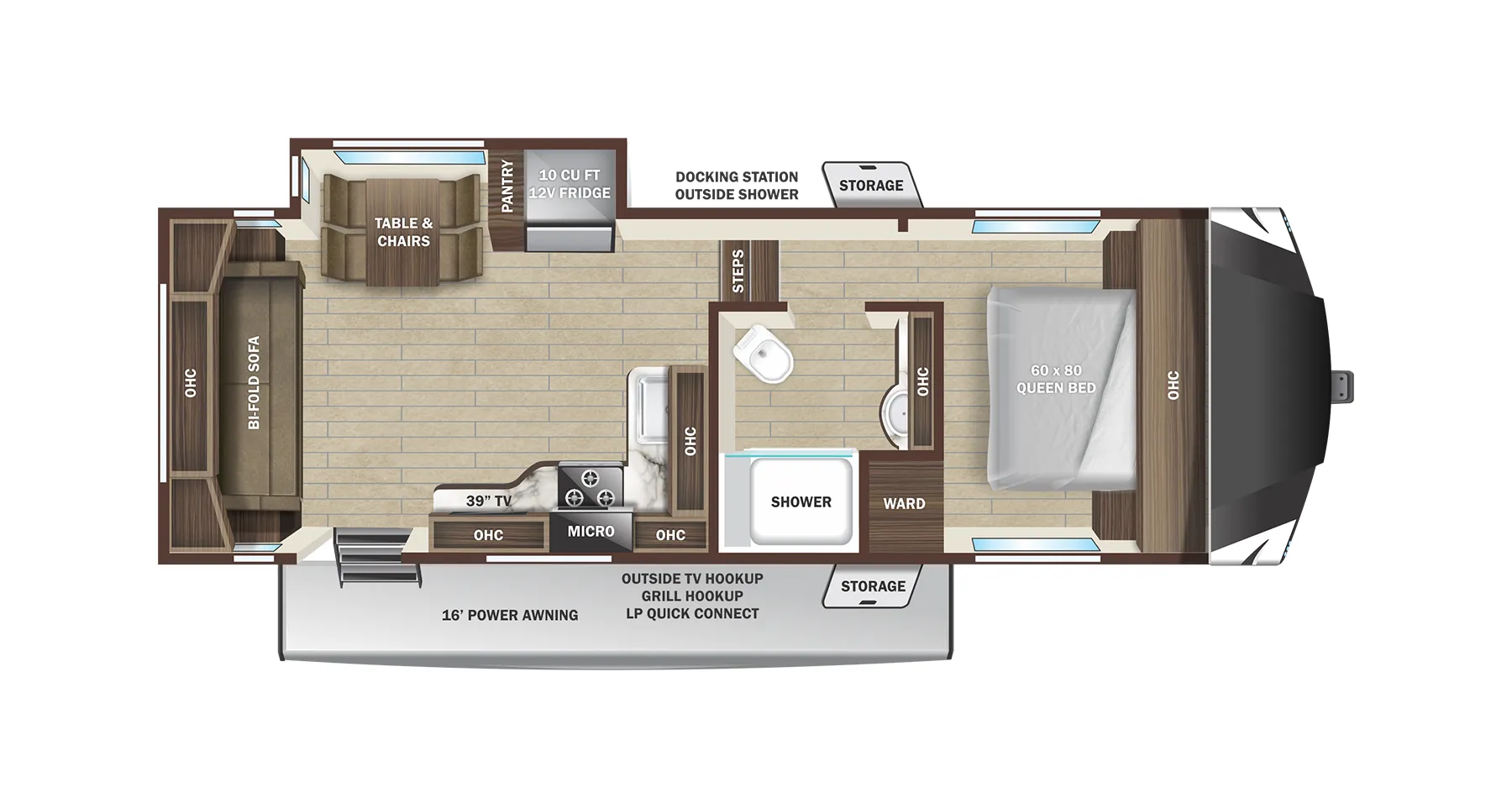 Starcraft GSL Light Duty 234RLS floor plan