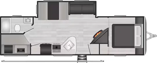 Keystone Springdale 295BHWE floor plan