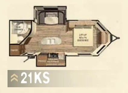 Cruiser RV ViewFinder Signature 21KS floor plan