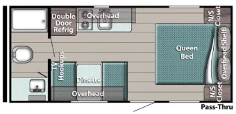 Gulf Stream Trailmaster Lite Super Lite 189DD floor plan