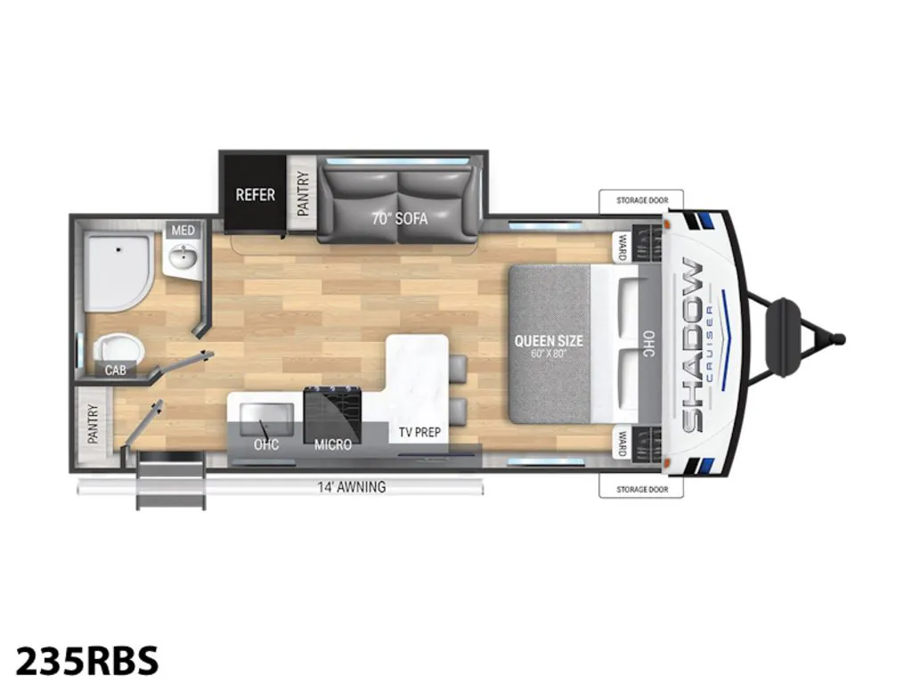 2025 Cruiser RV Shadow Cruiser 235RBS - Photo 3