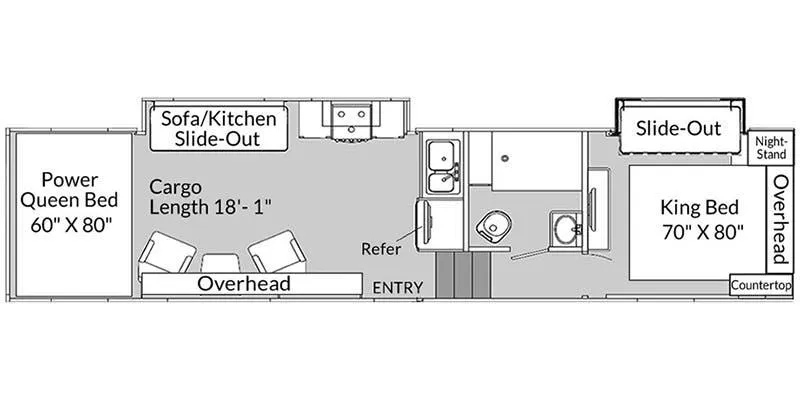 Genesis Supreme Genesis 34GSXL floor plan