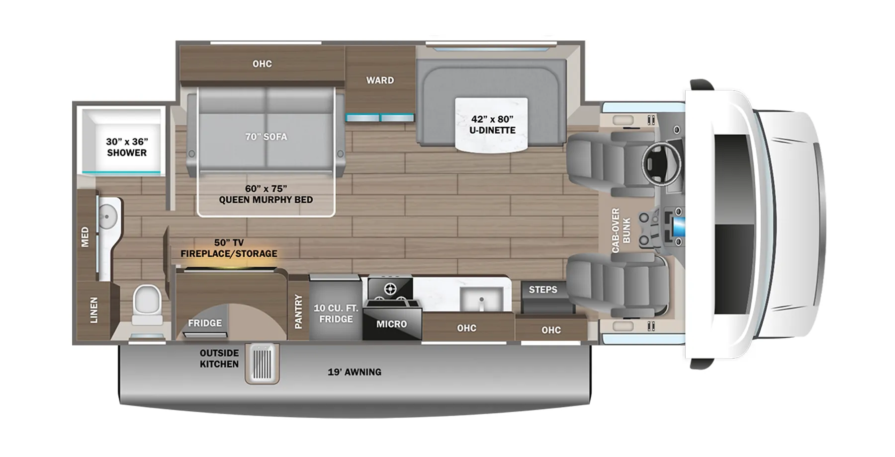 2026 Jayco Redhawk 26M - Floor plan
